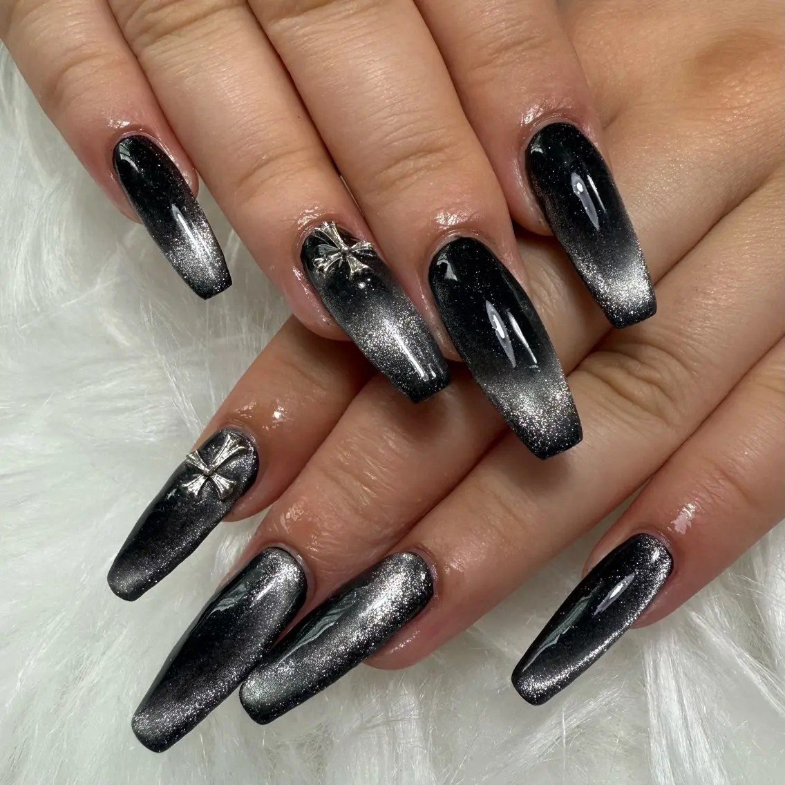 ネイル マグネットネイル ネイルチップ ハンドネイル L'ino nailのネイルデザイン