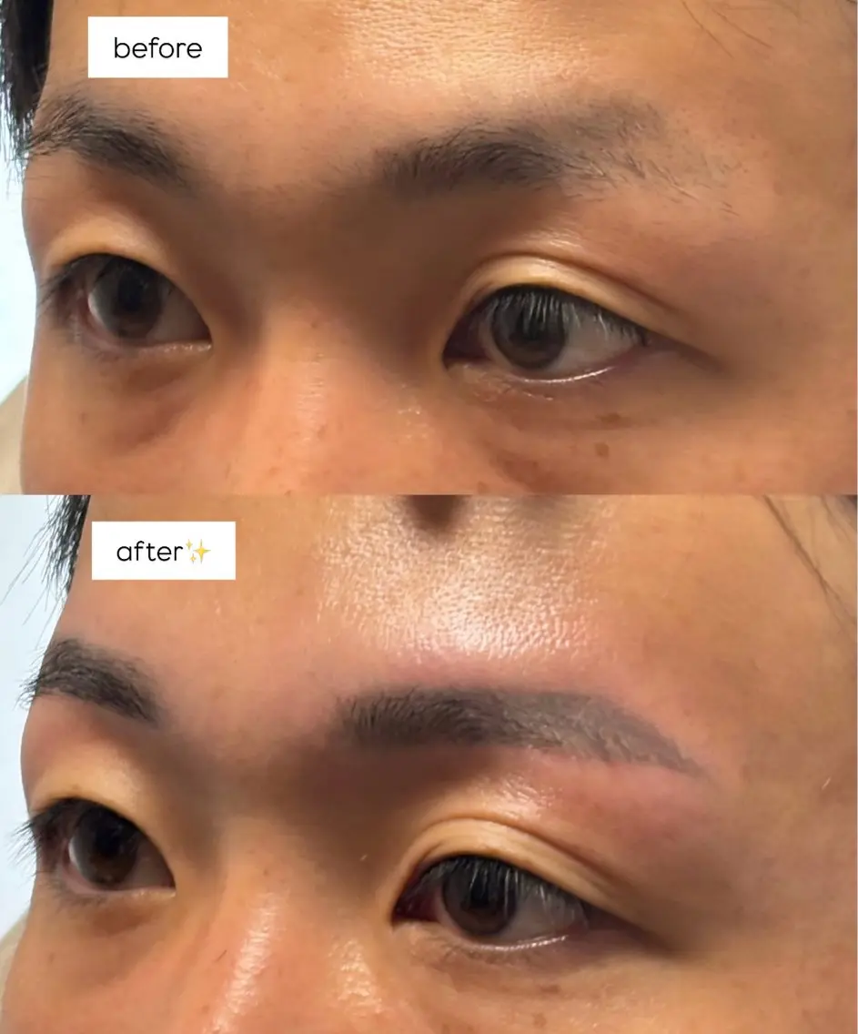 メンズ アイブロウ 眉カット メンズアイブロウ 長田 葵の眉毛・アイブロウイメージ