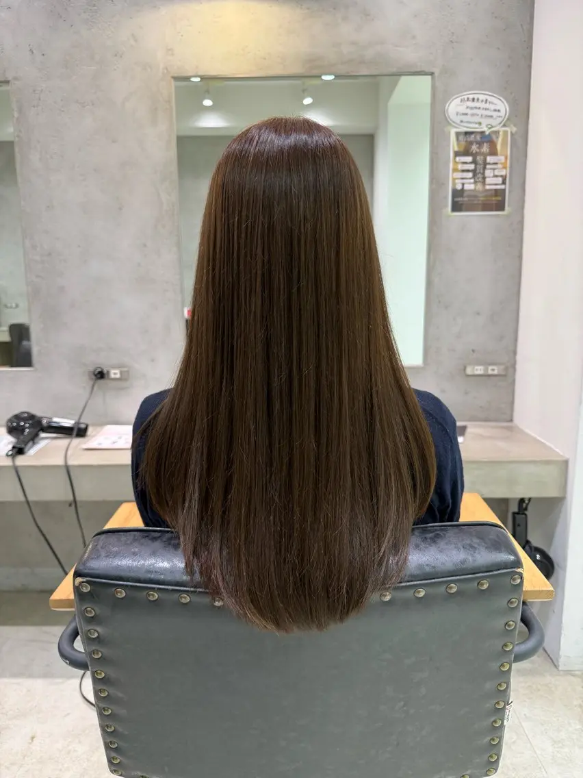 ロング カラー 山口 桃果のヘアスタイル