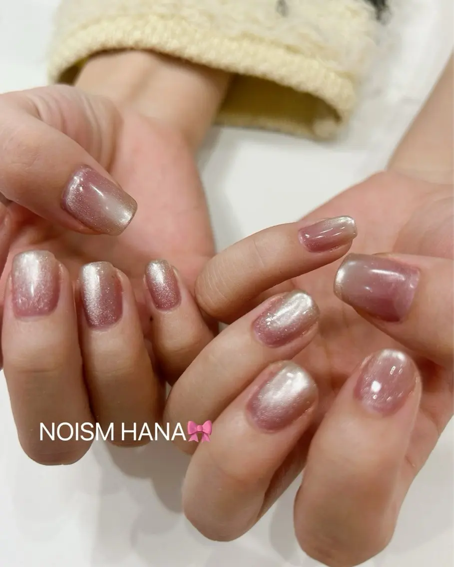 💗大人気💗6/2.8.11限定🎀マグネットネイル7100円→3800円💕(長さだし別料金)ミニモ学割の写真