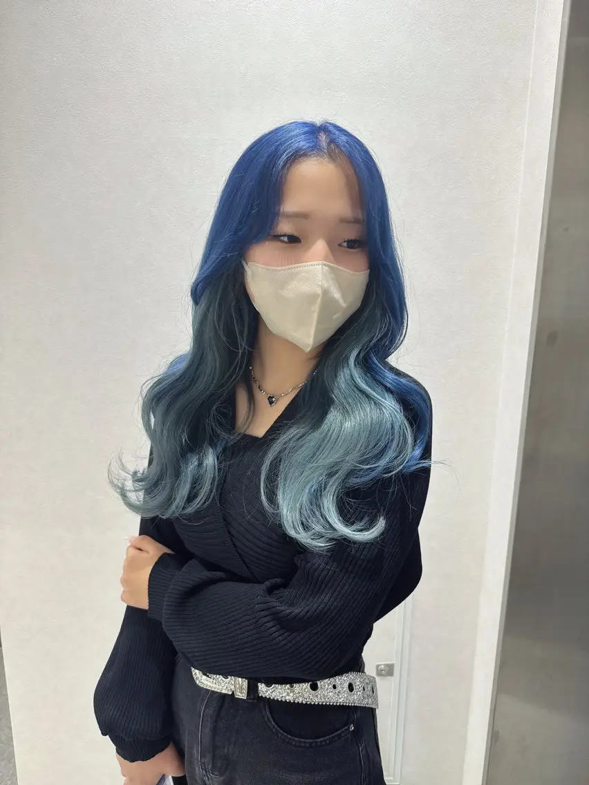 ロング カラー ヘアカラー トリートメント 𝐑𝐲𝐮𝐤𝐢 【店長】ALEAPのヘアスタイル