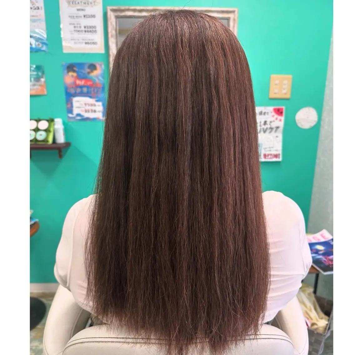 セミロング トリートメント 三原 友美のヘアスタイル
