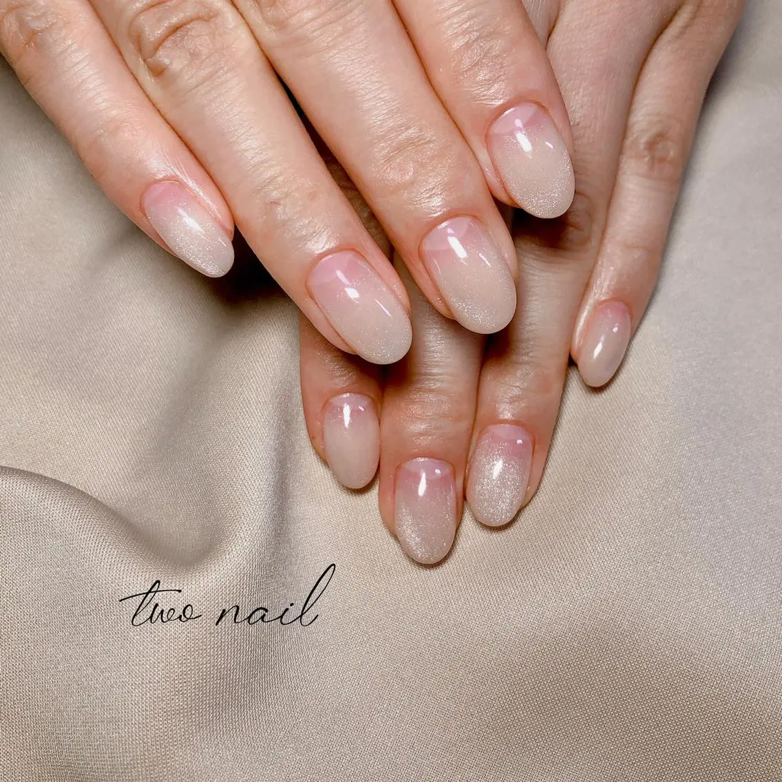 ネイル アートネイル フットネイル ハート マグネットネイル ニュアンスネイル ハンドネイル two nailのネイルデザイン