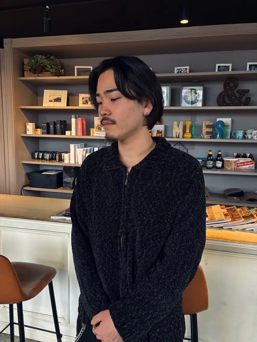 パーマ メンズ カット パーマ トリートメント 新規再来率No.1 金山/メンズパーマのヘアスタイル