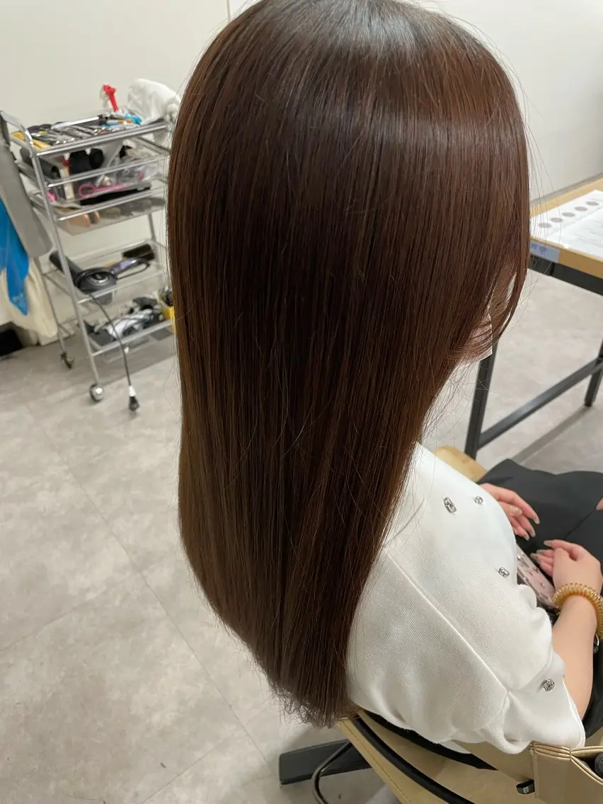 セミロング 京谷 日向のヘアスタイル