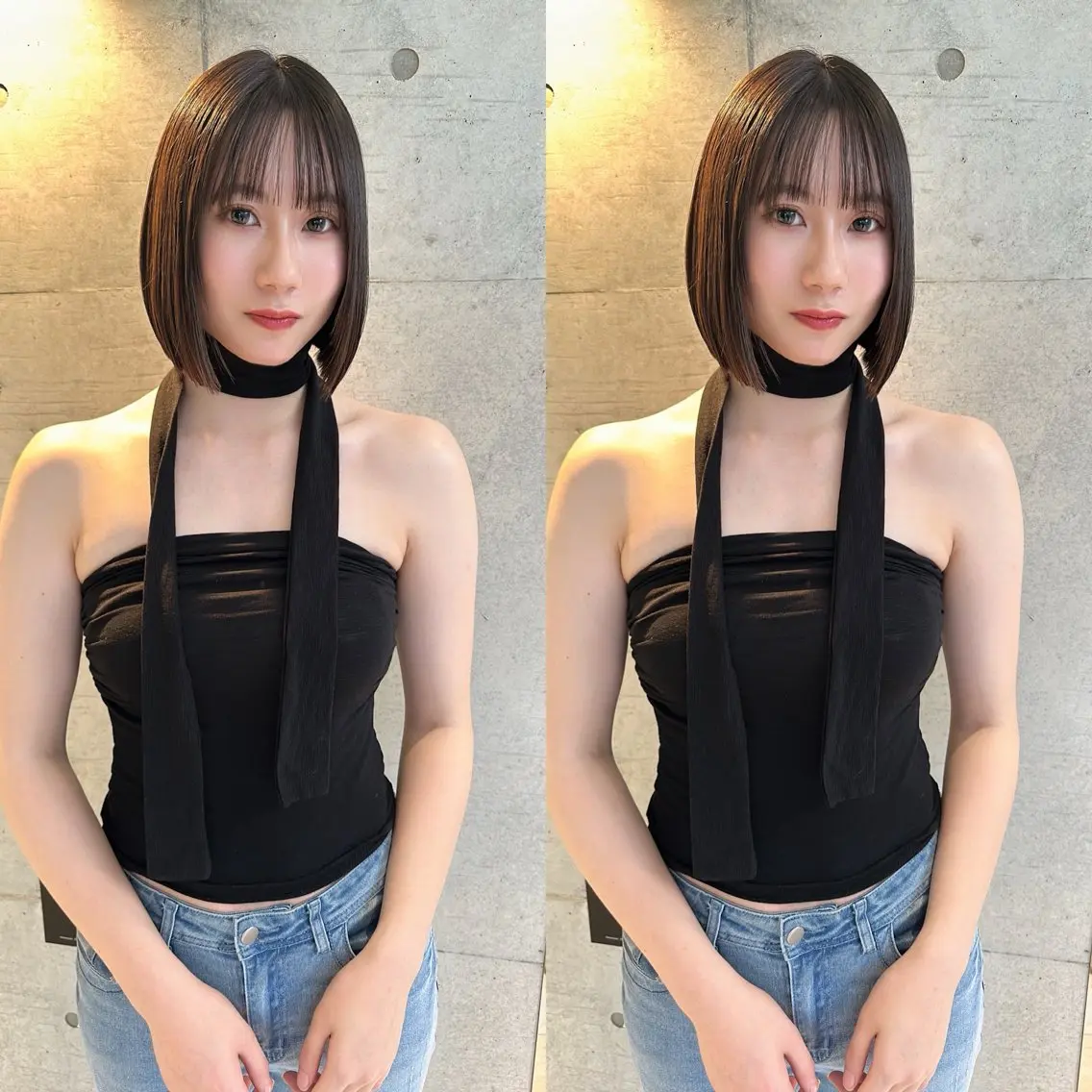 ミディアム カット 縮毛矯正 トリートメント ✨髪質改善特化✨副 店長椎葉信乃介のヘアスタイル