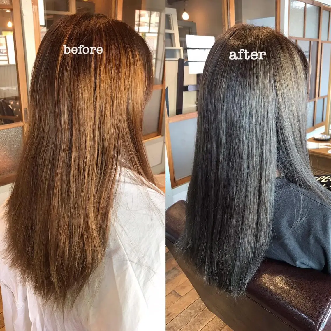 ロング トリートメント ヘアカラー タカツド ユウキのヘアスタイル