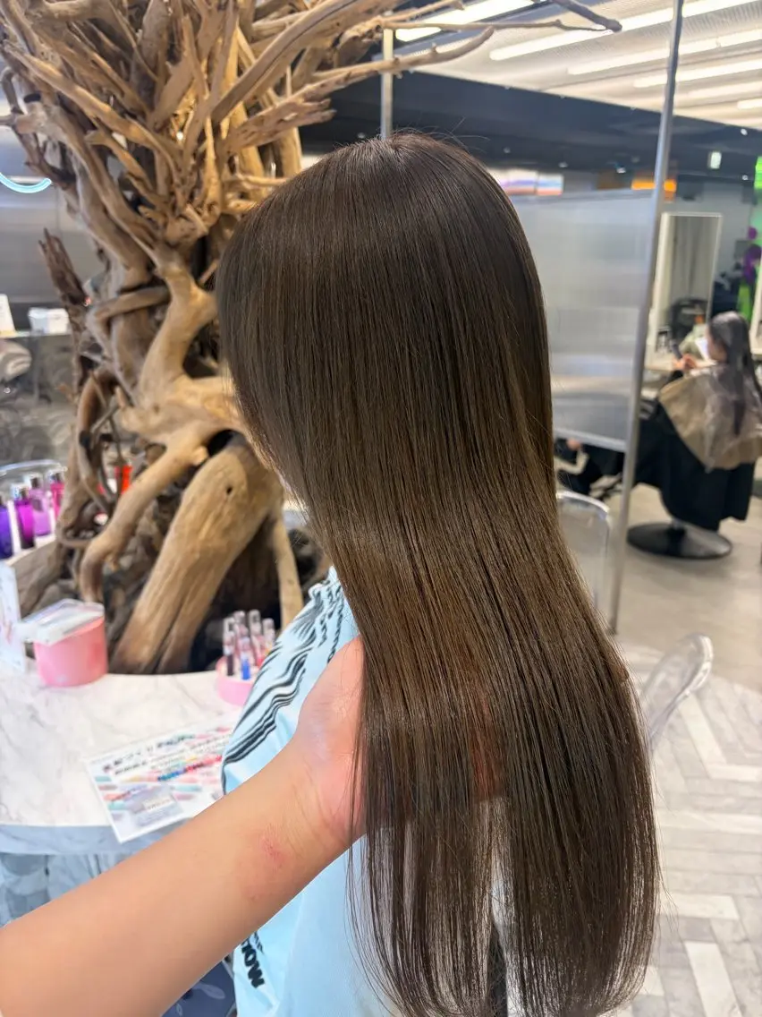 カラー ヘアカラー サナ🎀髪質改善 /似合わせカラーのヘアスタイル