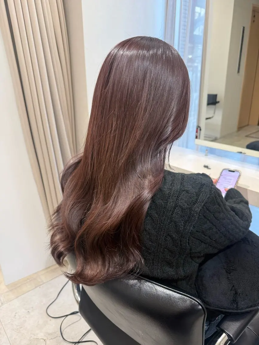カラー カット ヘアカラー トリートメント haru 髪質改善サロンのヘアスタイル