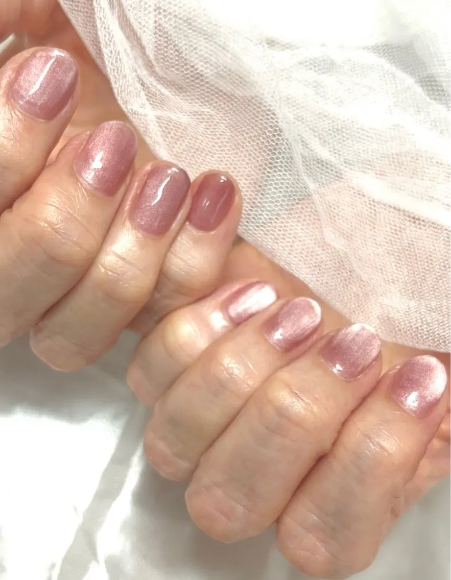 ネイル マグネットネイル マグネットワンカラー ワンカラーネイル Nail salon Loaのネイルデザイン