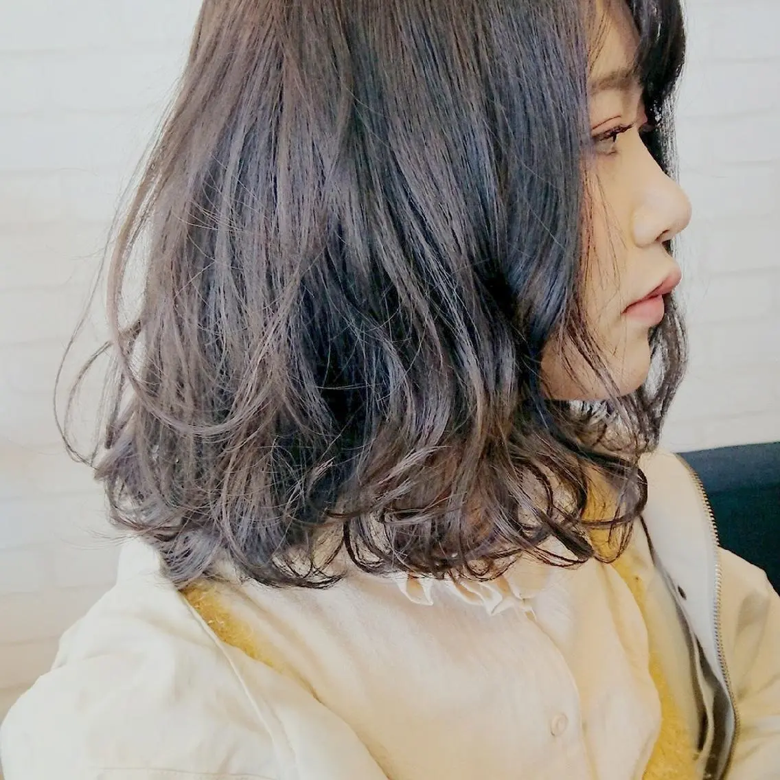 ミディアム カラー パーマ ヘアアレンジ メンズ キッズ ネイル マツエク・マツパ ボブ カット ヘアカラー 【西八王子】Siq ●FM●オーナーのヘアスタイル