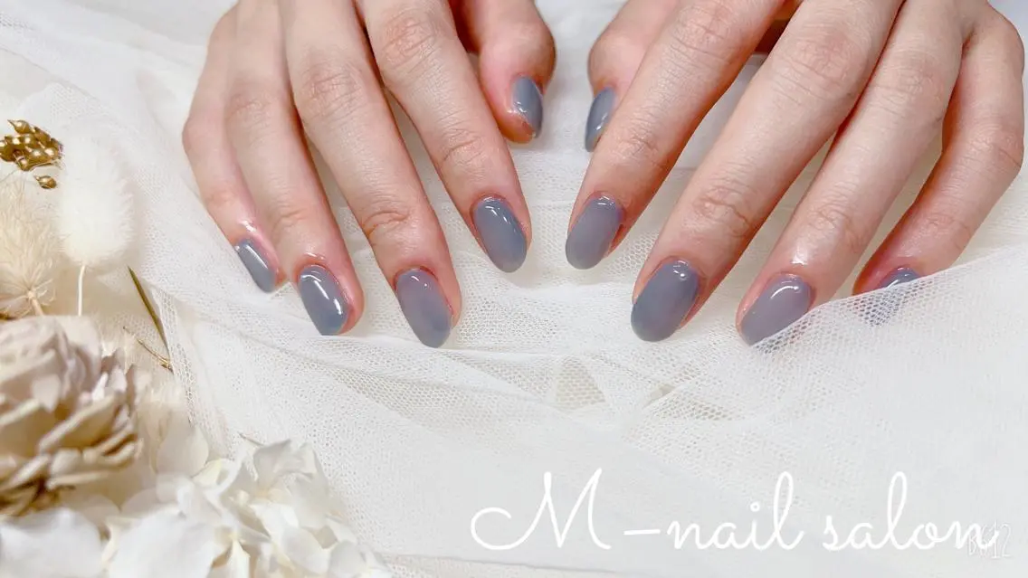 ネイル ワンカラーネイル M_ nail salonのネイルデザイン