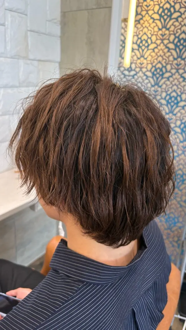 メンズ ヘアセット 🫧美髪&髪質改善 𝔼𝕀𝕄𝕀🫧のヘアスタイル