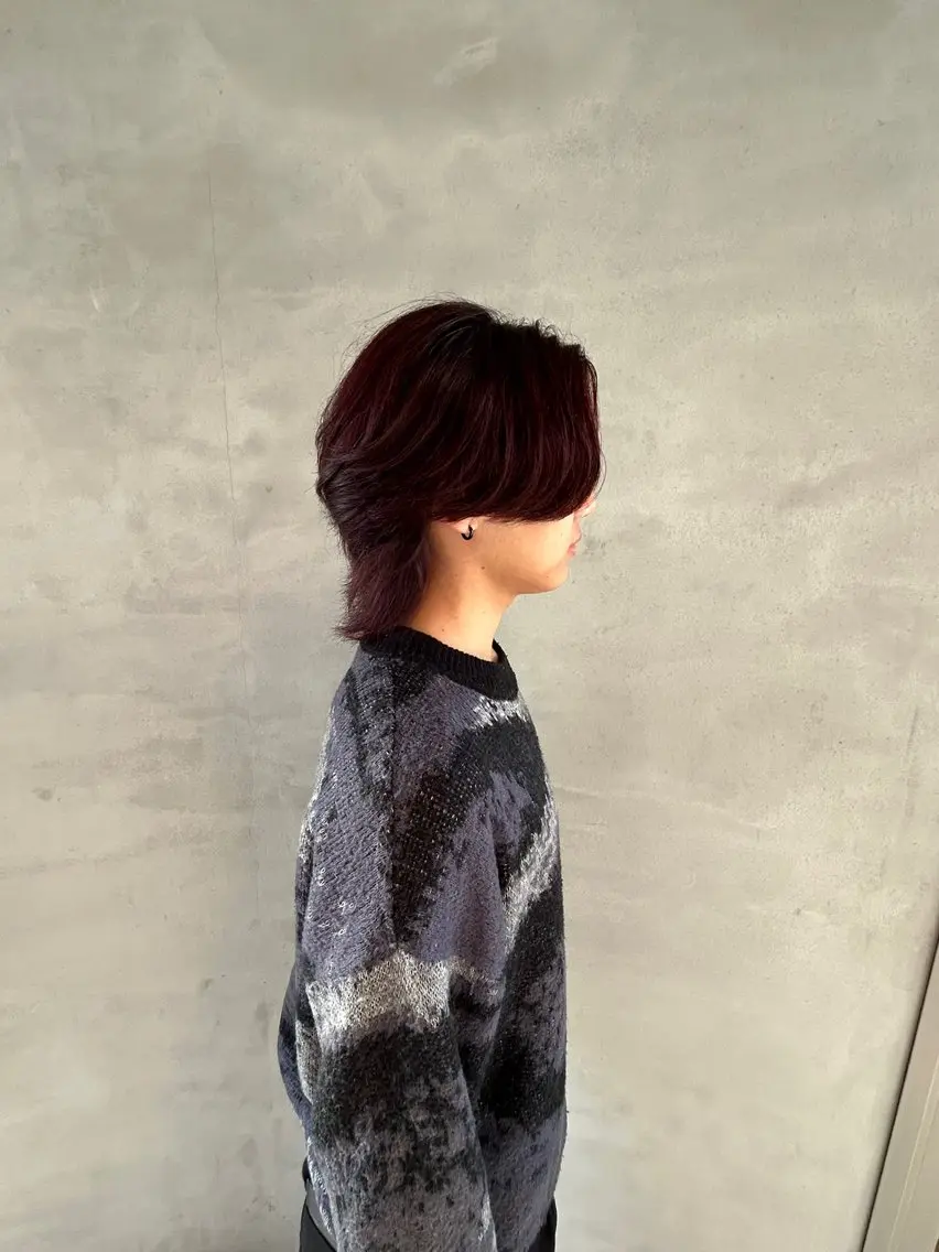 ショート カラー メンズ ヘアカラー 川角 柚葵のヘアスタイル