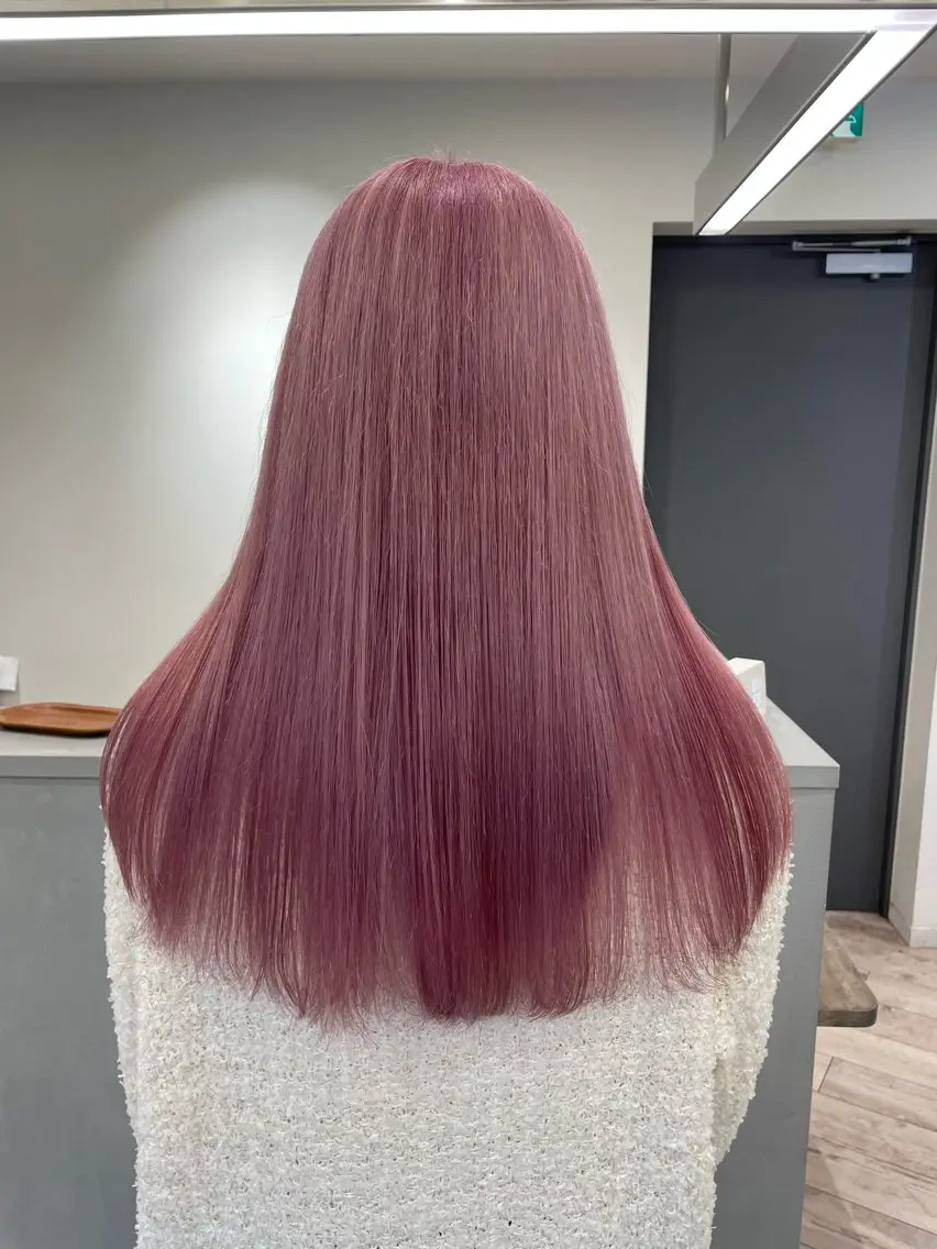 ロング ヘアカラー トリートメント ♡似合わせハイトーン ♡maiのヘアスタイル
