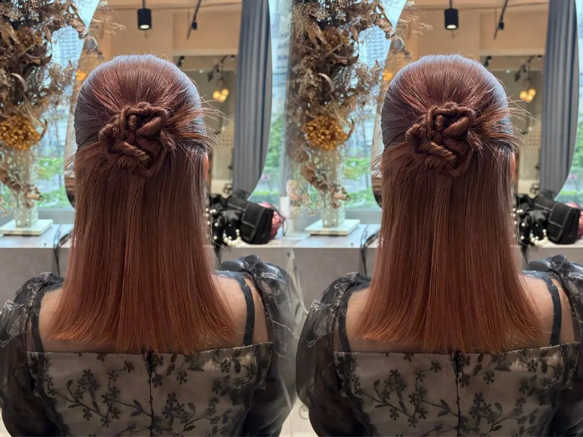 ヘアセット すずき あいりのヘアスタイル