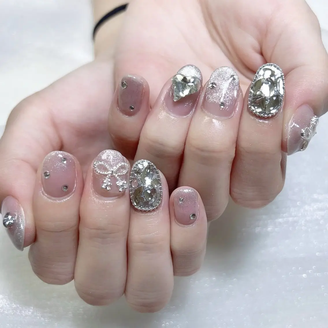 メンズ ネイル 持ち込み ハンドネイル Nail salon 木にいるのネイルデザイン