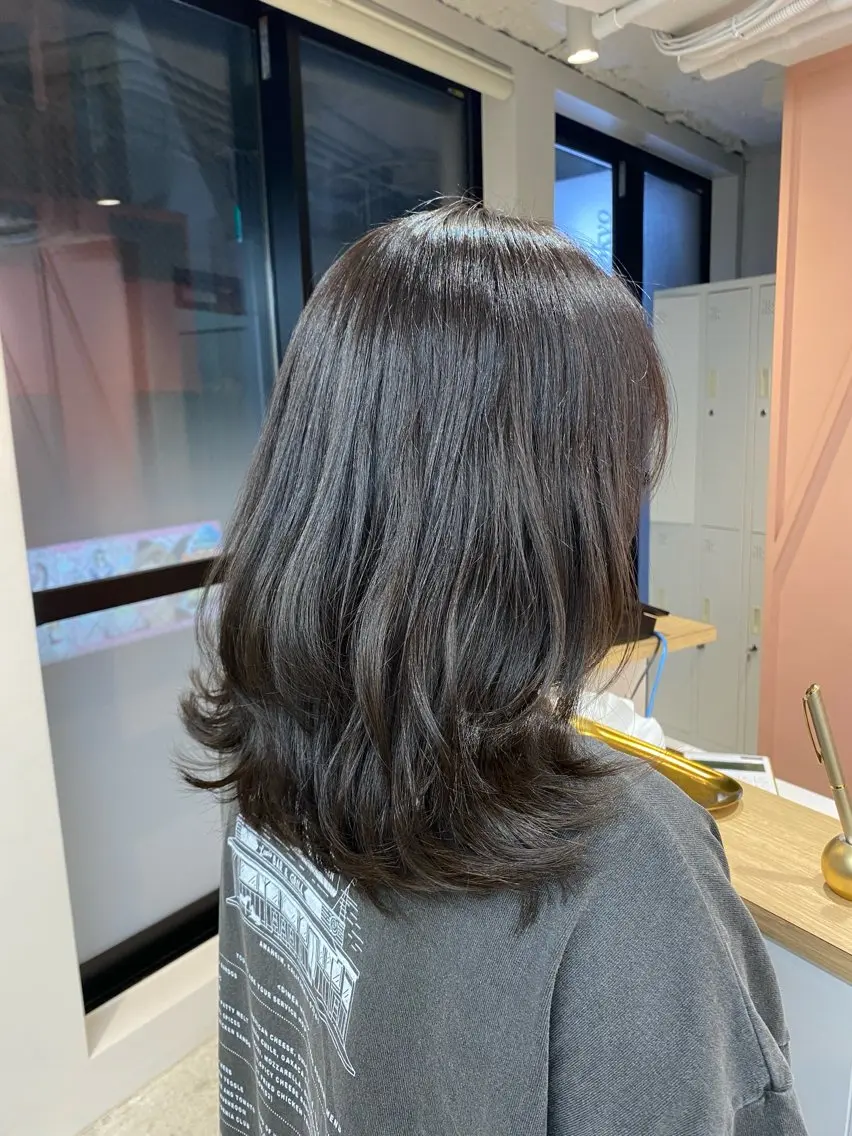 カラー 透明感カラー a. ririのヘアスタイル