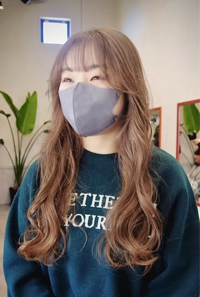 ロング カラー ブラウンカラー ハイトーンカラー ショート& パーマ　坂本のヘアスタイル