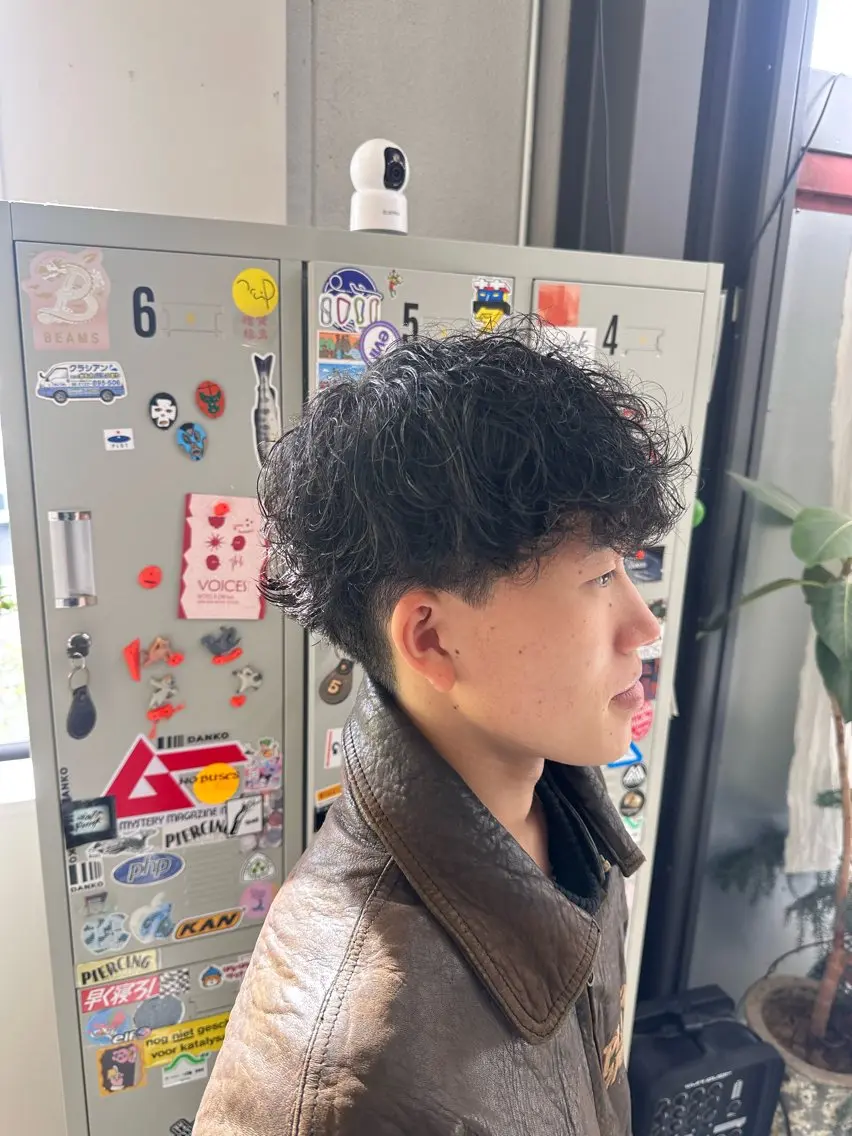 パーマ メンズ 井村 晃琉のヘアスタイル