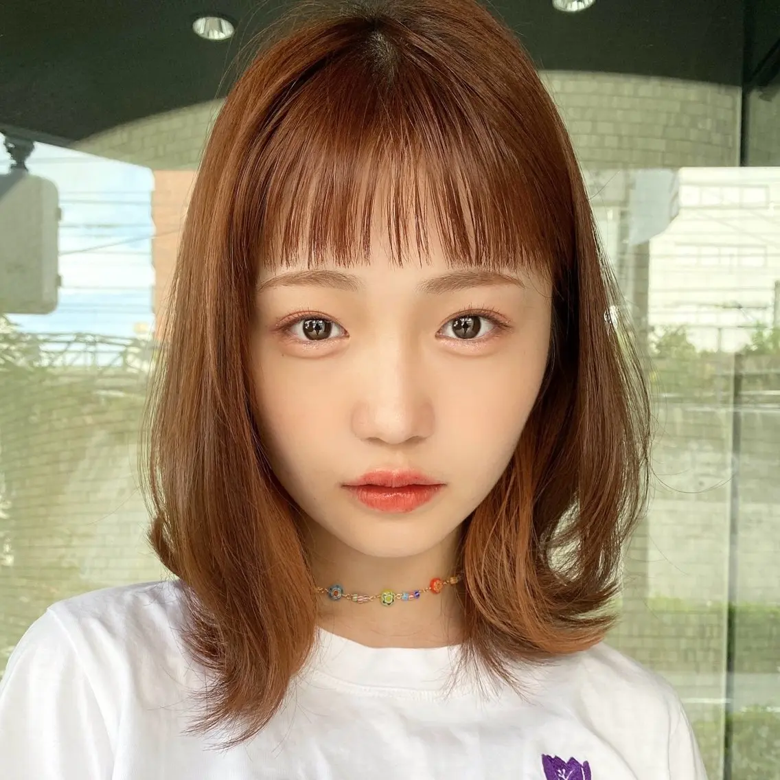 ミディアム ミディアムパーマ ハイライト 髪質改善 レイヤーカット ショート職人 美容師【KENTA】のヘアスタイル