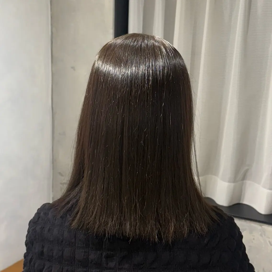 セミロング カラー ブラウンカラー 山本 彩美香のヘアスタイル
