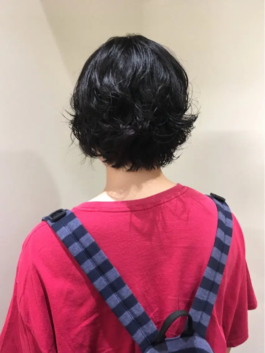 ショート パーマ カット パーマ natsuki /HUIのヘアスタイル
