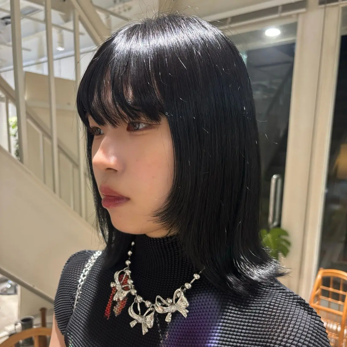 ミディアム カラー ヘアカラー illatos サヤナのヘアスタイル