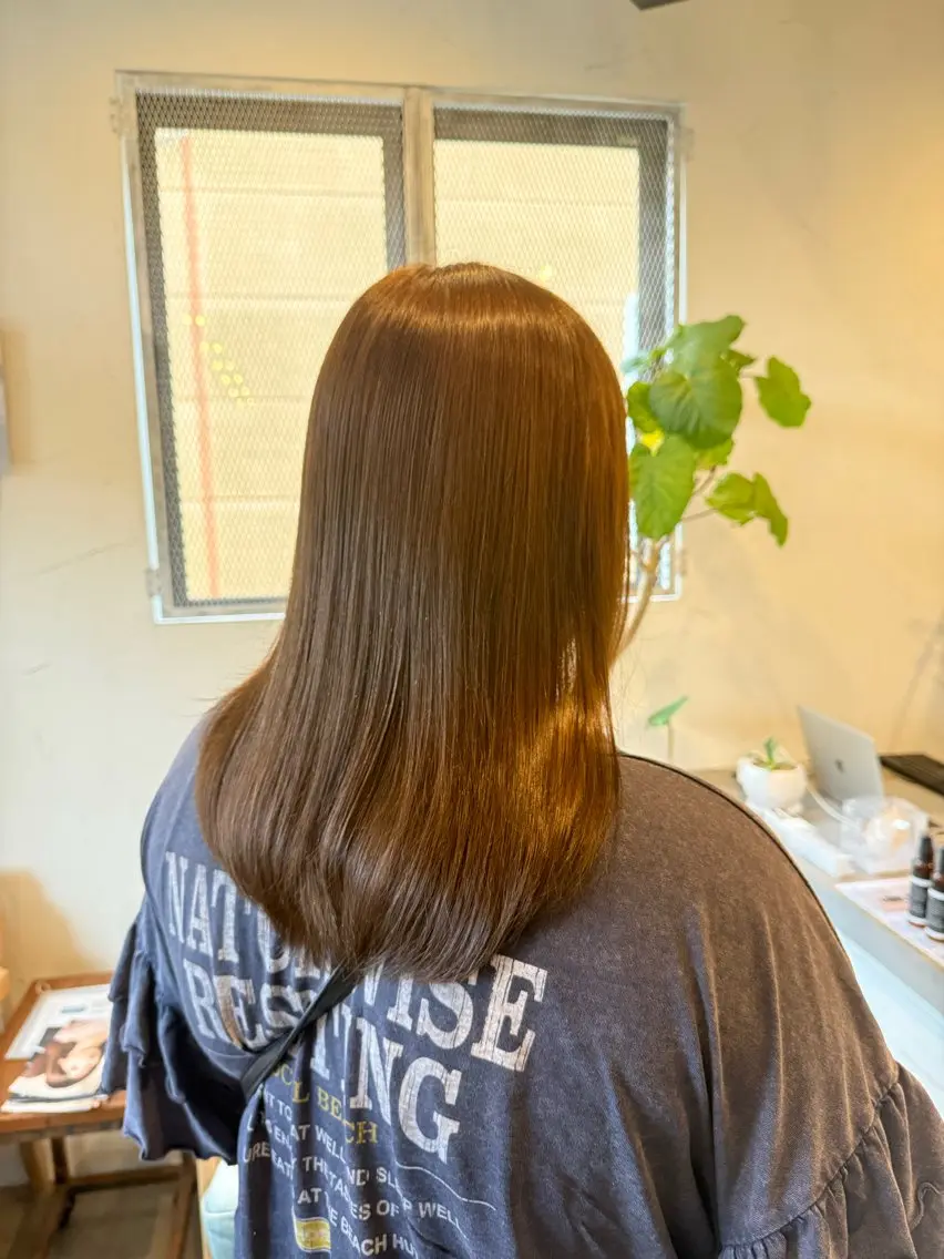 カラー ベージュカラー ブリーチ ダブルカラー ブリーチなしカラー ヘアカラー 透明感カラー/艶髪/ Ayakaのヘアスタイル