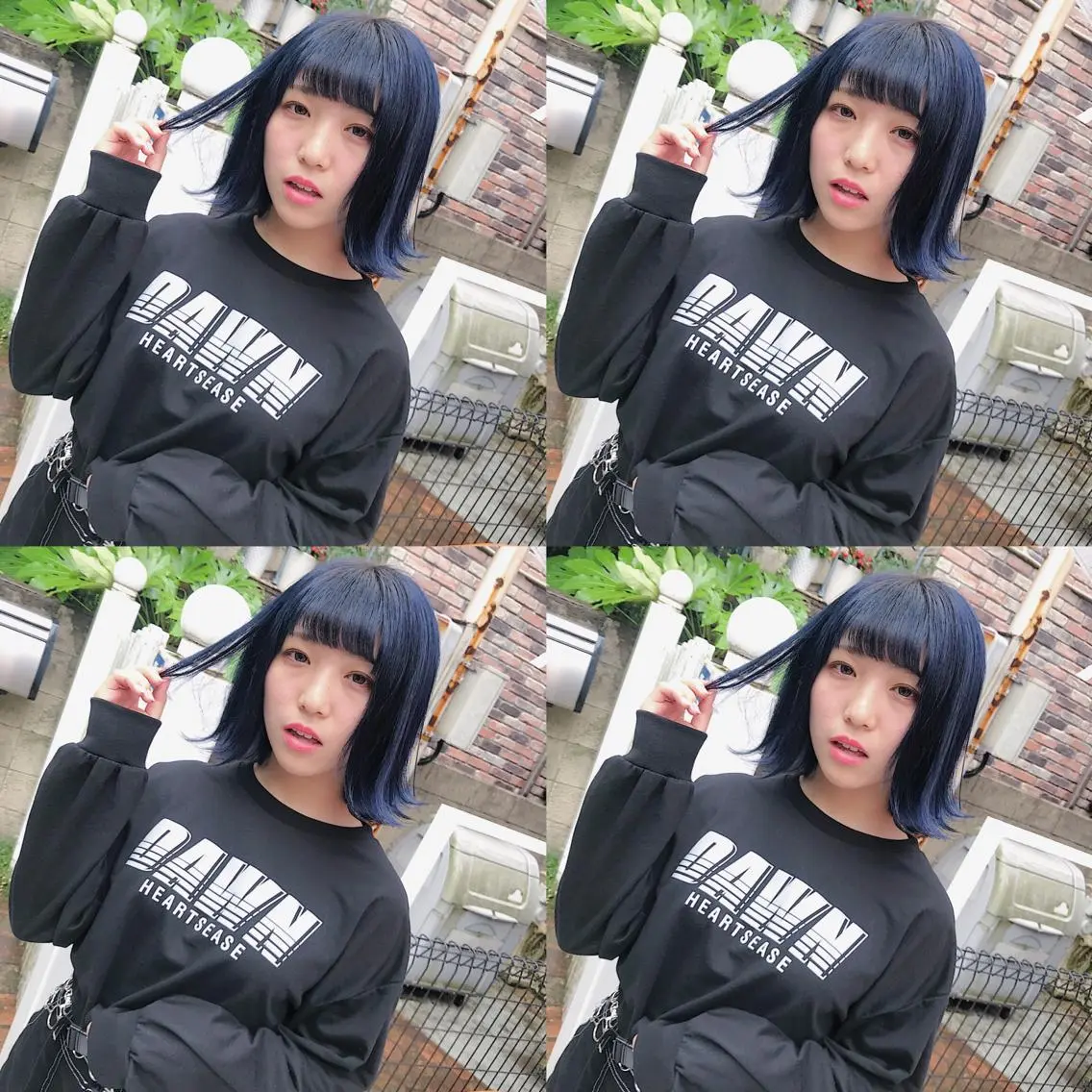 ミディアム カラー ヘアアレンジ カット ヘアカラー トリートメント TAKUMAブリーチ /切りっぱなし🪽のヘアスタイル