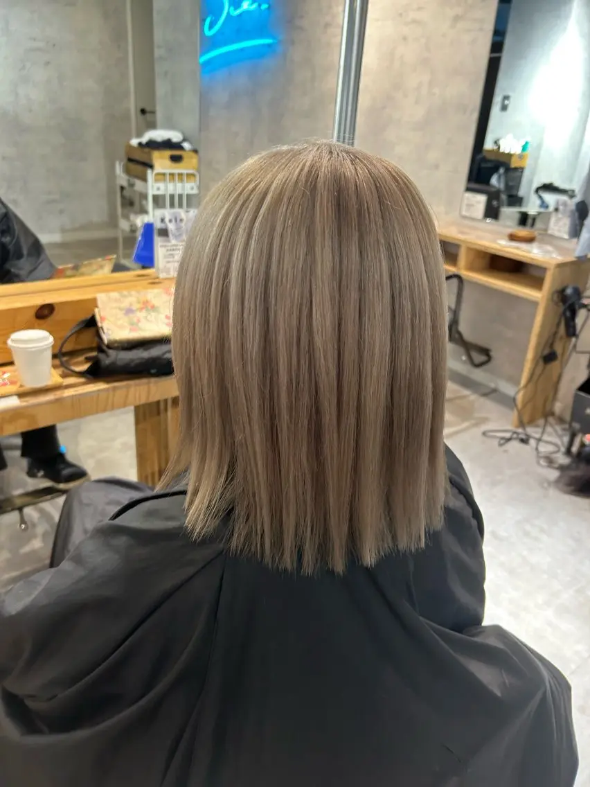 ミディアム カラー ヘアアレンジ カット ヘアカラー トリートメント Sia中野新橋 『JUNYA』のヘアスタイル