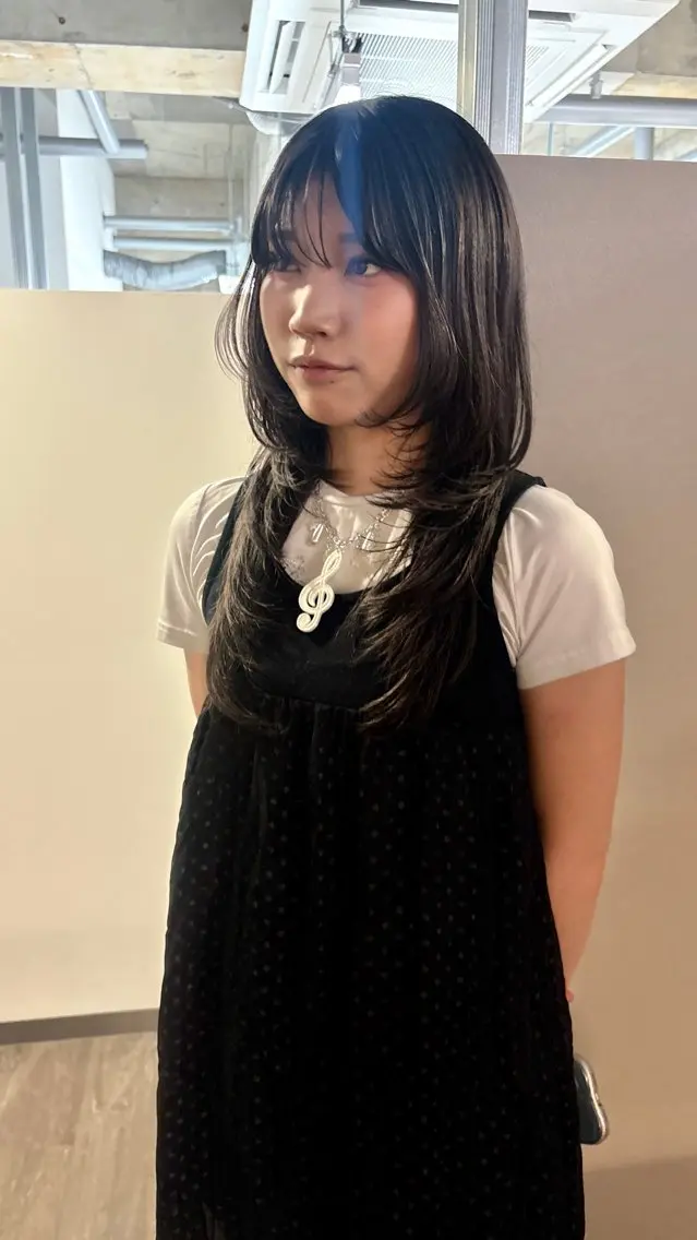 ロング abe yuikaのヘアスタイル
