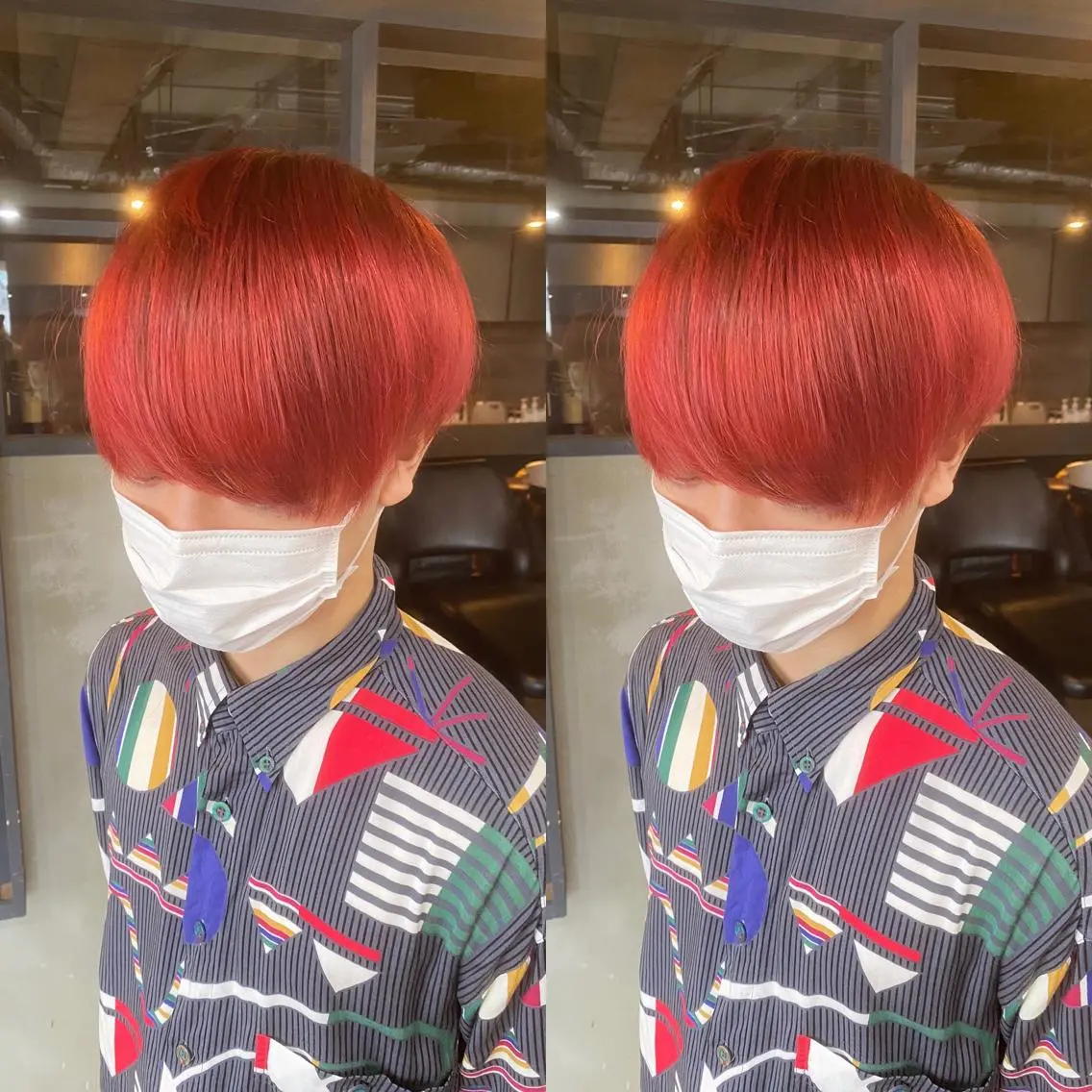 ショート カラー ヘアカラー yoriダブルカラー 代表すがわらのヘアスタイル
