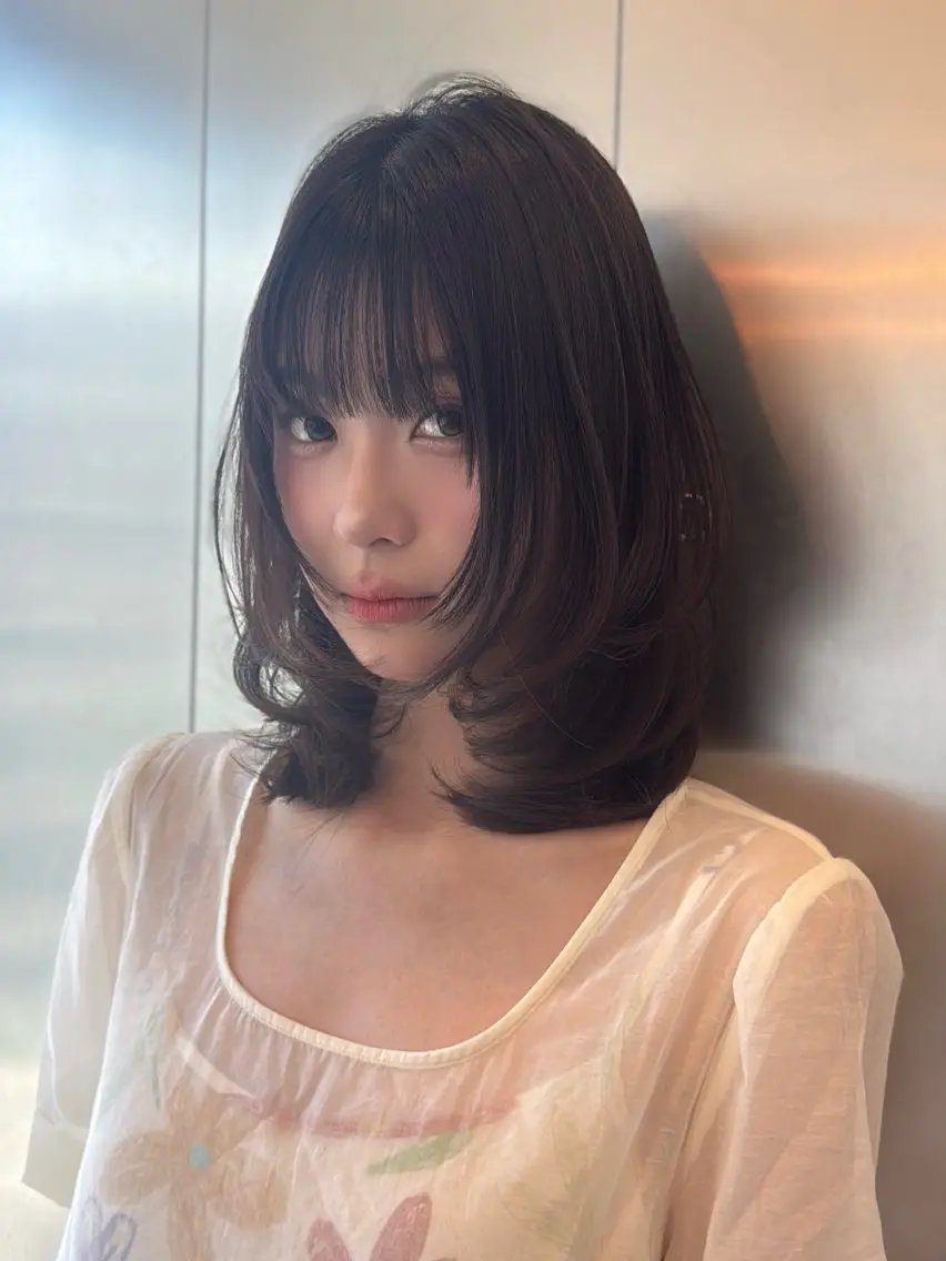 ミディアム カラー カット ヘアカラー 髪質改善／艶髪 ❥❥Natsukiのヘアスタイル