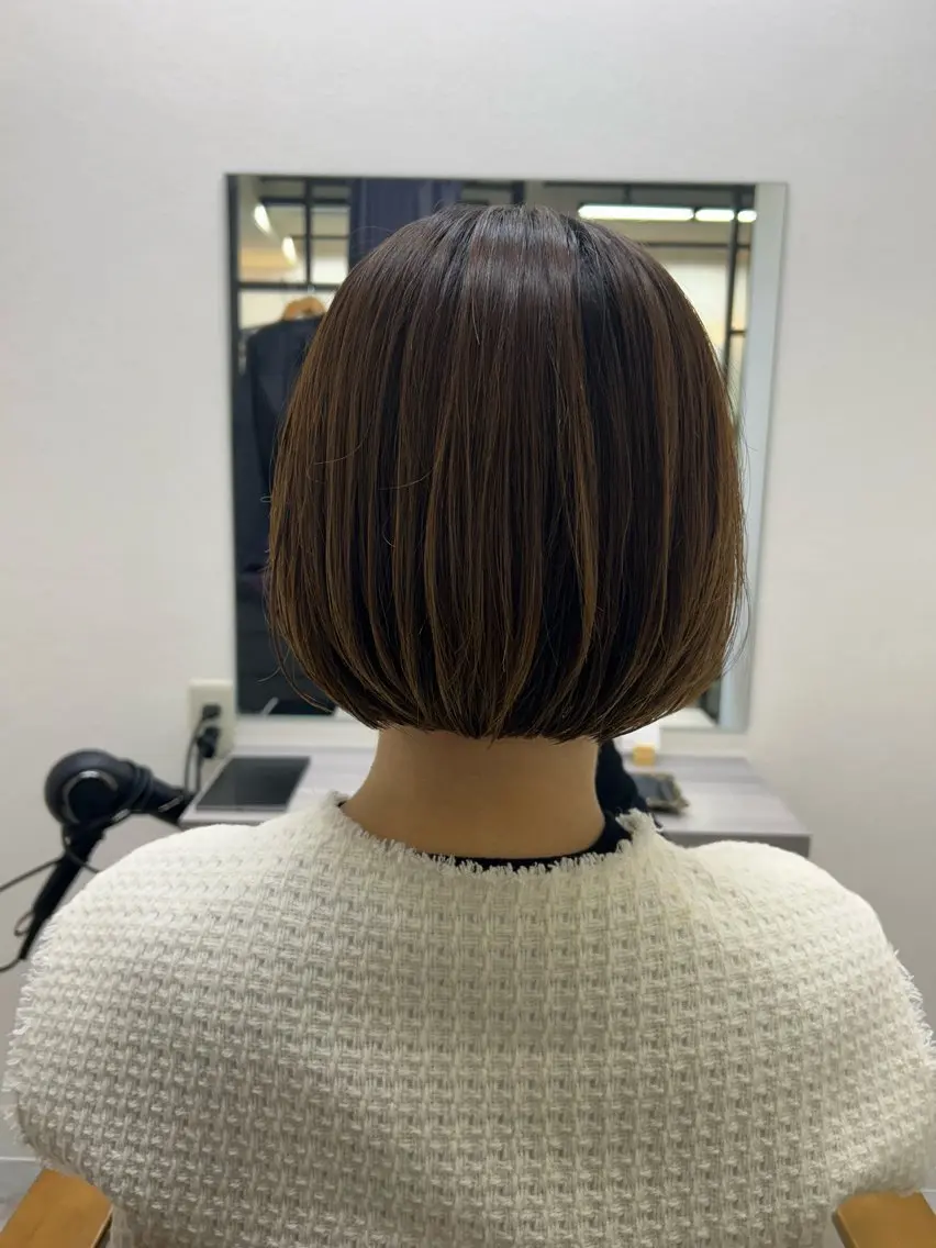ショート ボブ 艶カラー吉祥寺🌸 KAZUEのヘアスタイル