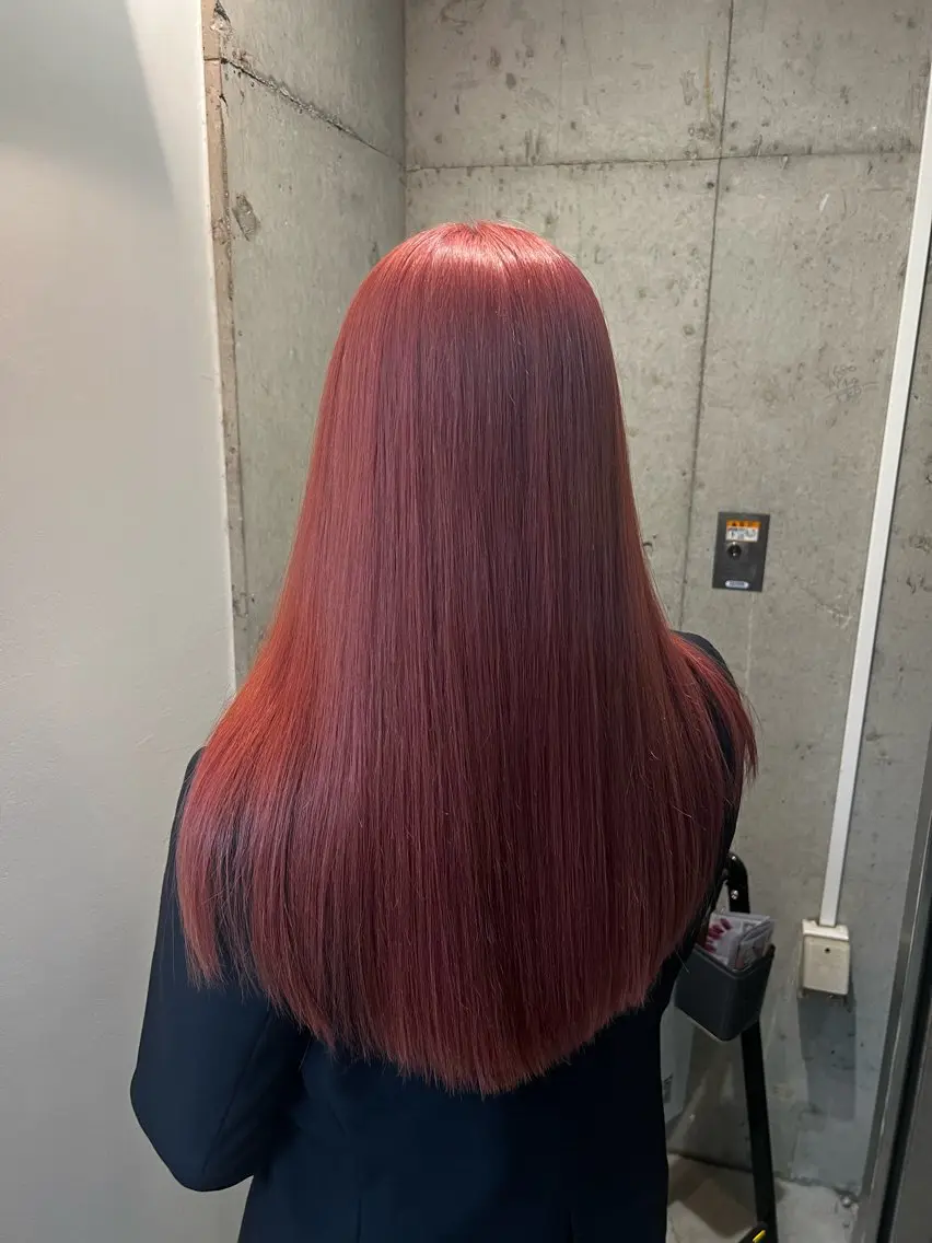 ロング カラー カット ヘアカラー トリートメント 🌝ぷる艶ハイトーン 柔らかヘア🍅まあやのヘアスタイル
