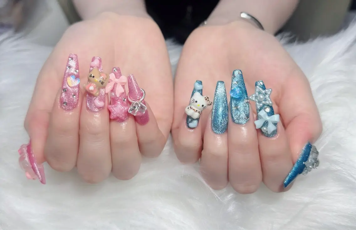 ネイル アートネイル 韓国ネイル 持ち込み ワンホンネイル ハンドネイル Lenie Nail Salonのネイルデザイン