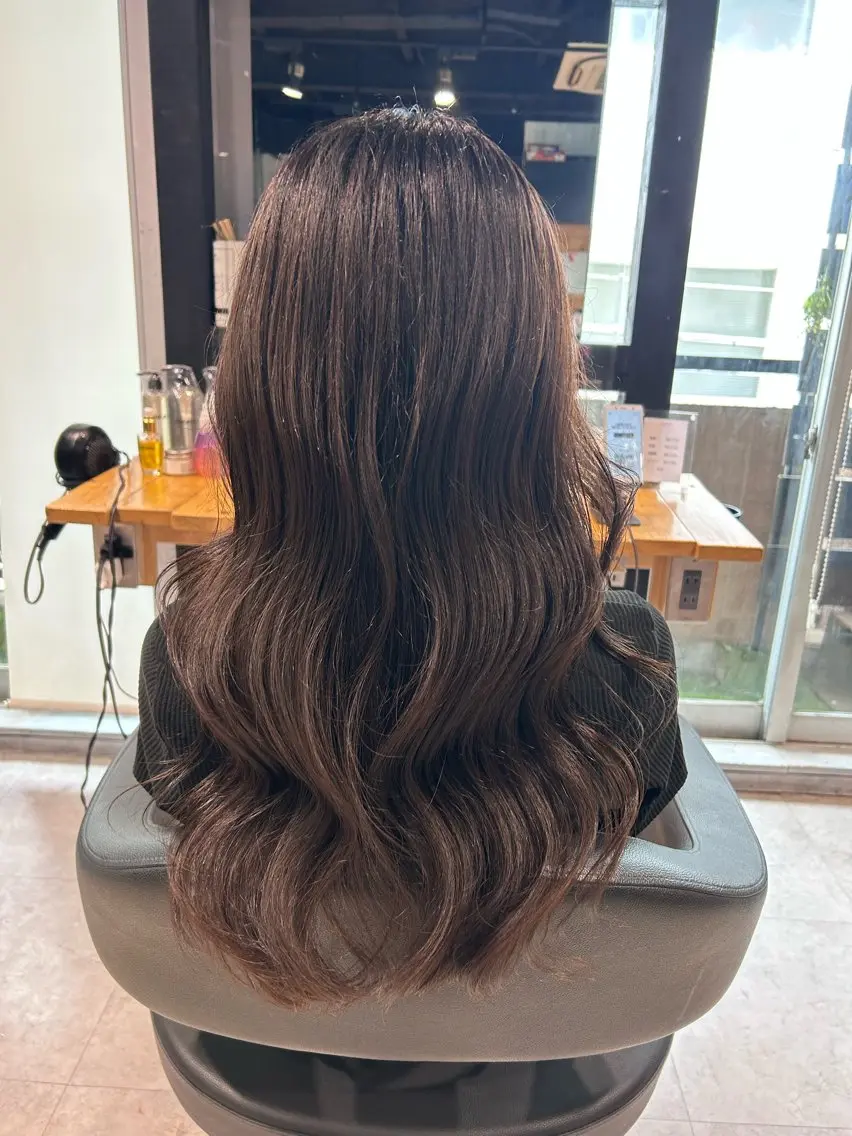 ロング カット ヘアカラー トリートメント ヘッドスパ レイヤーStyle 🪽菜々実のヘアスタイル