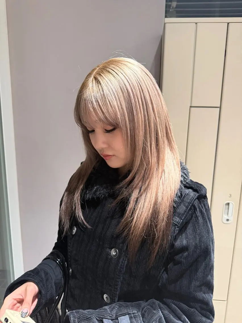 カラー 原宿デザインカラー★ チェウォンのヘアスタイル