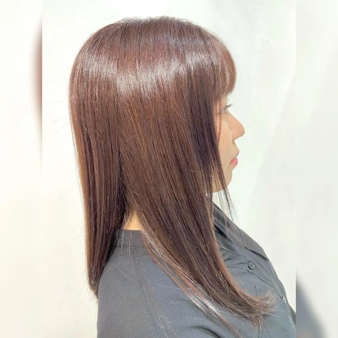 セミロング カラー ヘアカラー ♥️ルフ🐒 ミレイ♥️のヘアスタイル