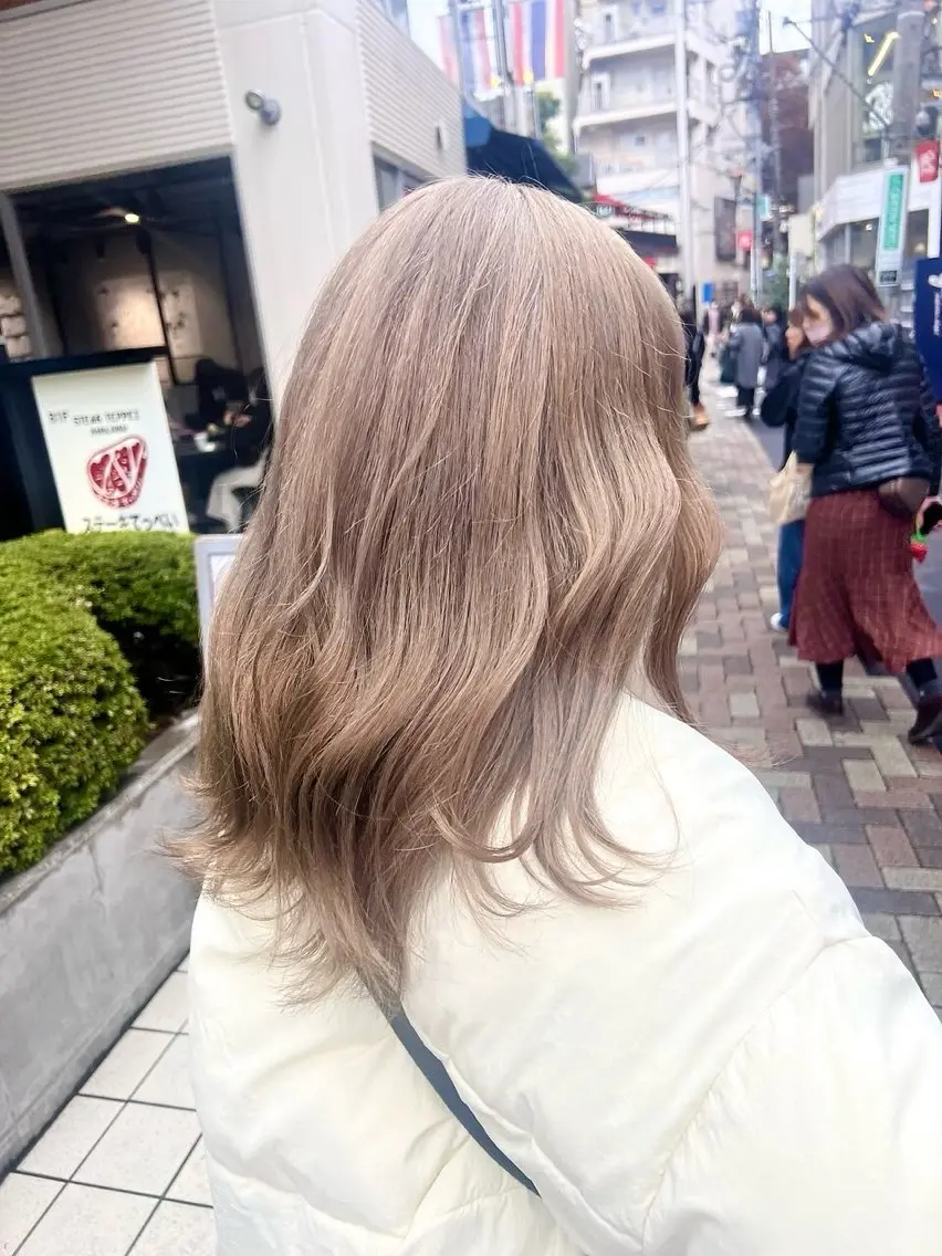 ロング カラー ヘアカラー トリートメント ヘアセット 透明感カラー/ kazusaのヘアスタイル