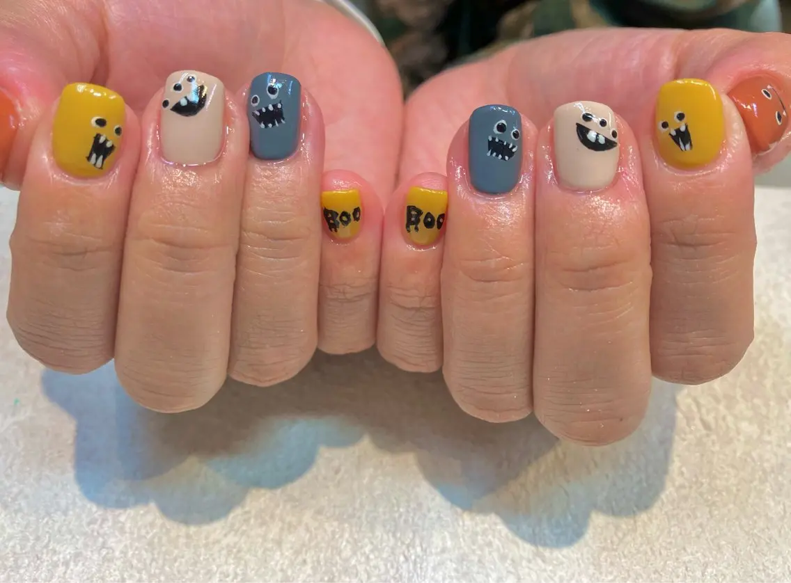 ネイル ハロウィン COCO Nail　光が丘駅近のネイルデザイン