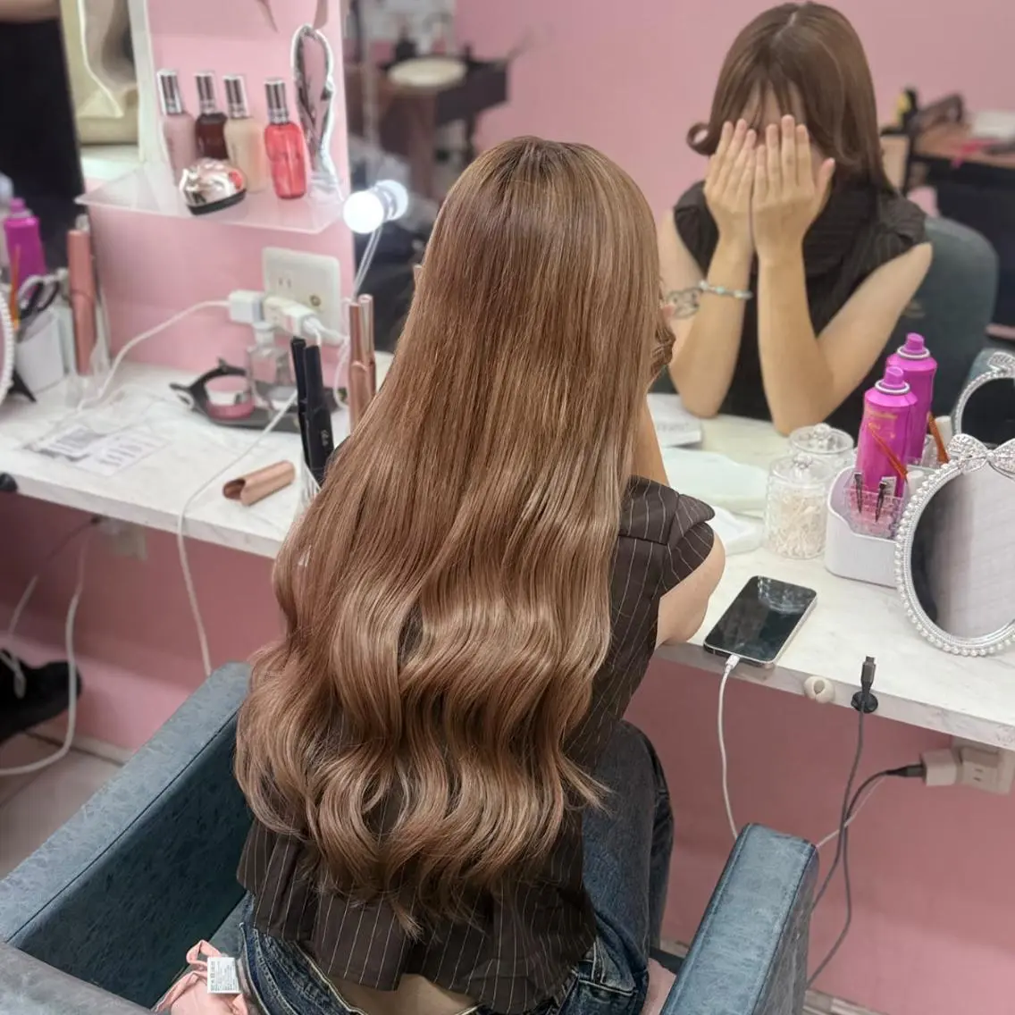 ロング シールエクステ エクステ ロング season ゆみのヘアスタイル