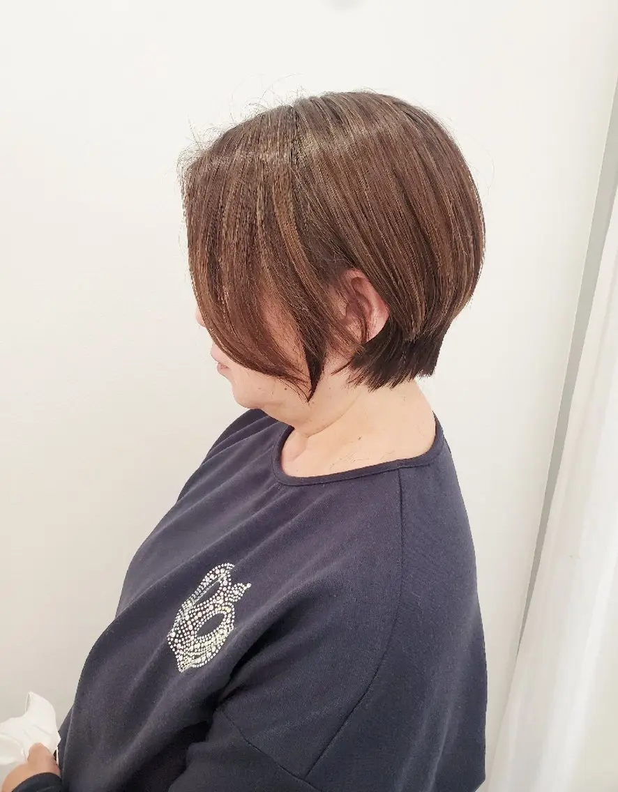 ショート カラー カット ヘアカラー トリートメント ヘッドスパ 齋藤 愛美のヘアスタイル