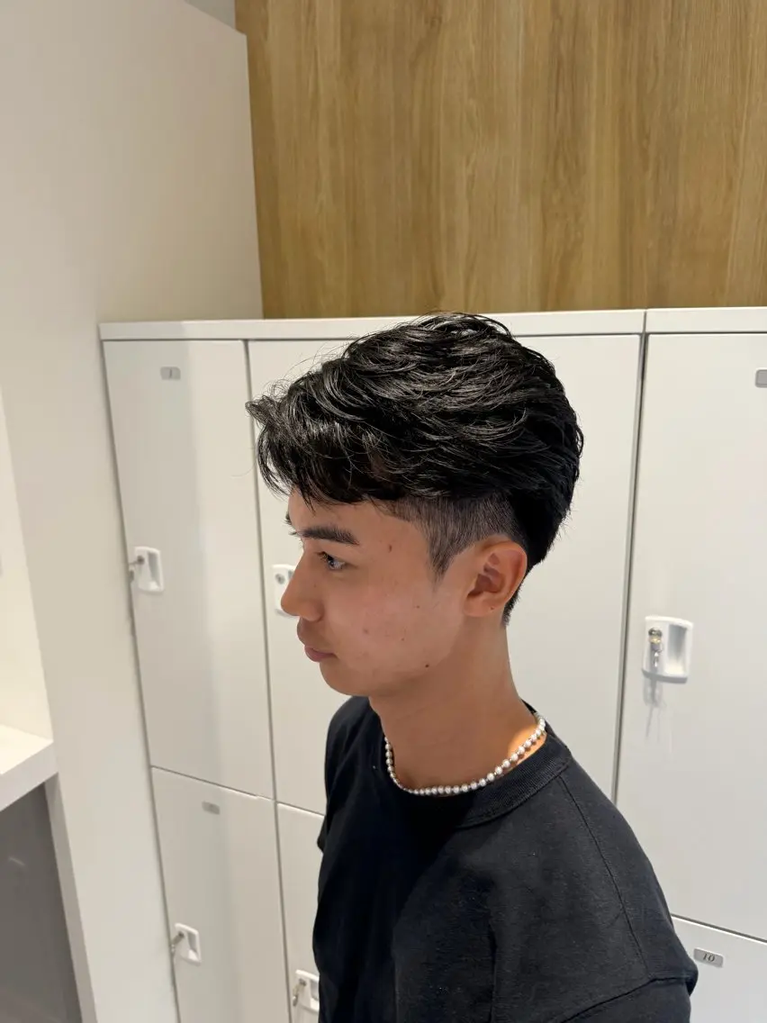ショート メンズ 刈り上げ ショートヘア カット ヘッドスパ 縮毛矯正/メンズ カット栄 伊藤 翔哉のヘアスタイル