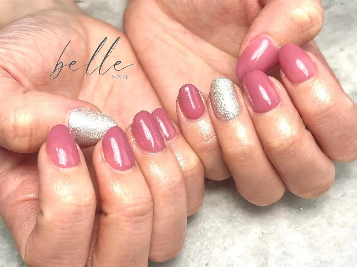 ネイル ワンカラーネイル ハンドネイル belle nailのネイルデザイン
