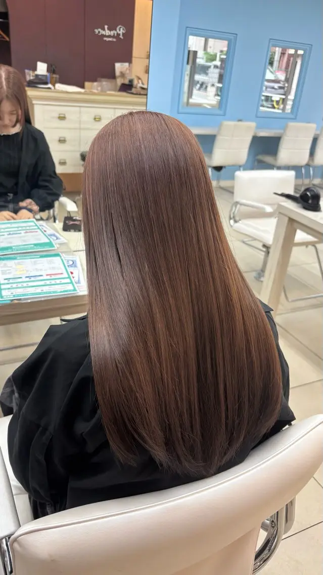 セミロング ヘアカラー トリートメント ハイトーンカラー特化 🐾小林舞衣🌙のヘアスタイル