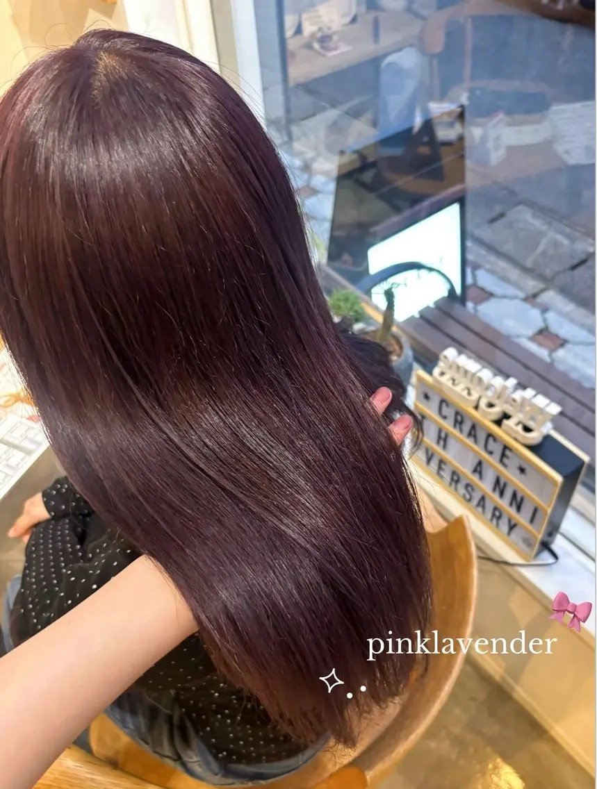 ミディアム カラー ヘアカラー ひいな /艶カラー🌿のヘアスタイル