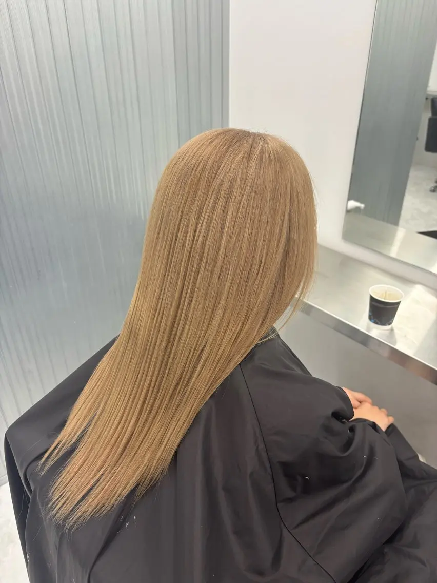 ロング カラー ピンク🎀/ベージ ュ🧸🥞/ユウキのヘアスタイル
