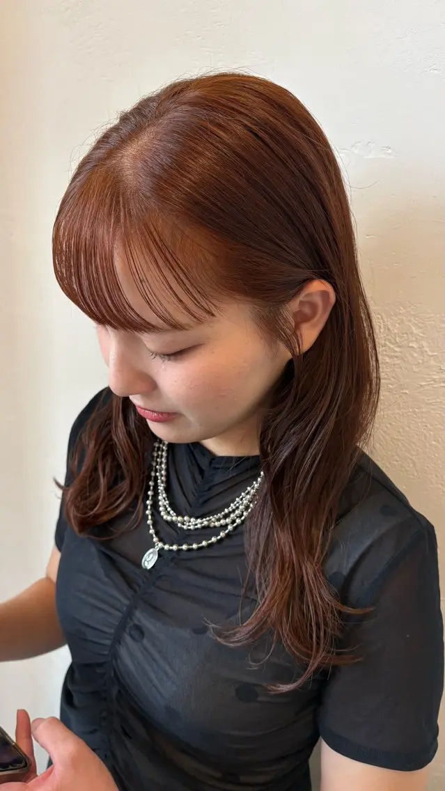 【人気No.1⭐️50%off‼️】ブリーチなし透明感ワンカラー♡(long)の写真